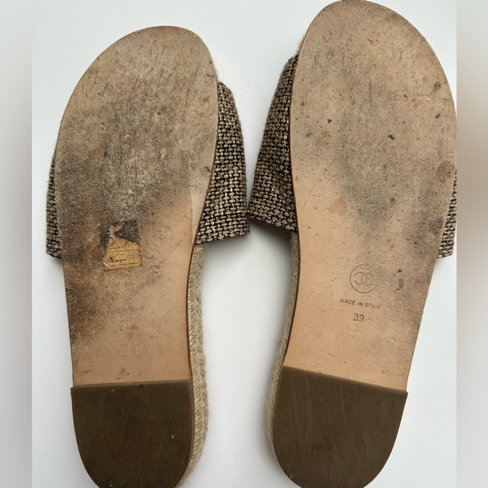 Chanel Espadrille Slides - Picture 5 of 15